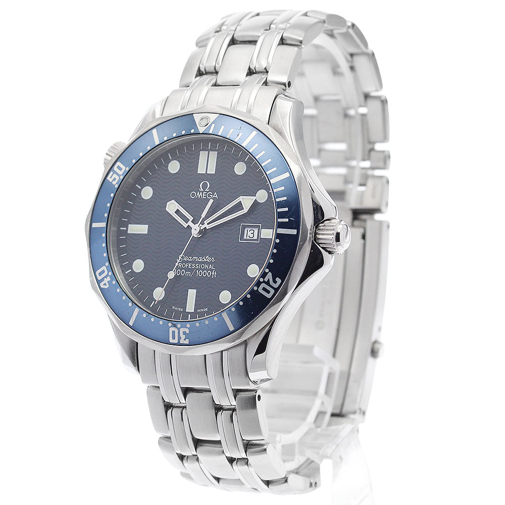 OMEGA Seamaster300 2541.80 Date Navy Dial Quartz Men's Watch_892104