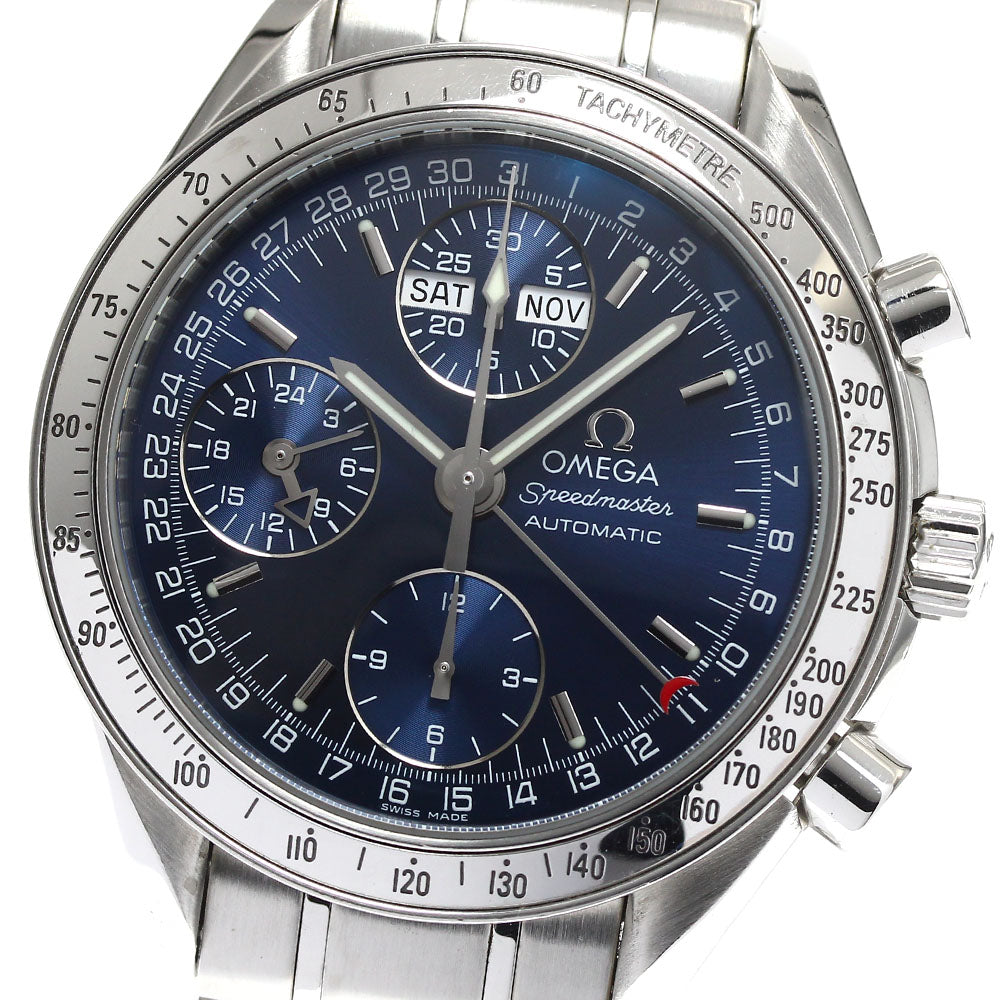 OMEGA Speedmaster 3523.80 Triple calendar Navy Dial Automatic Men's Watch_892107
