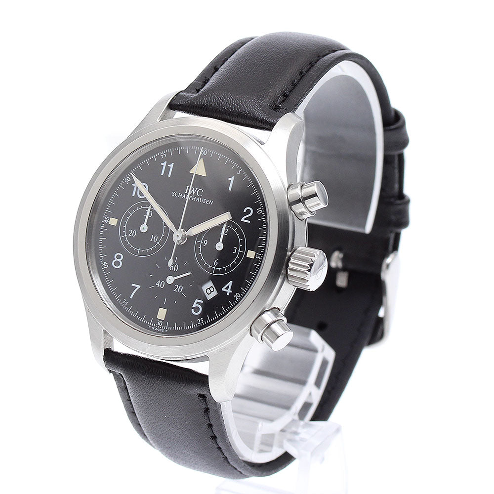 IWC SCHAFFHAUSEN Freeger IW374101 Chronograph black Dial Quartz Men's_892110
