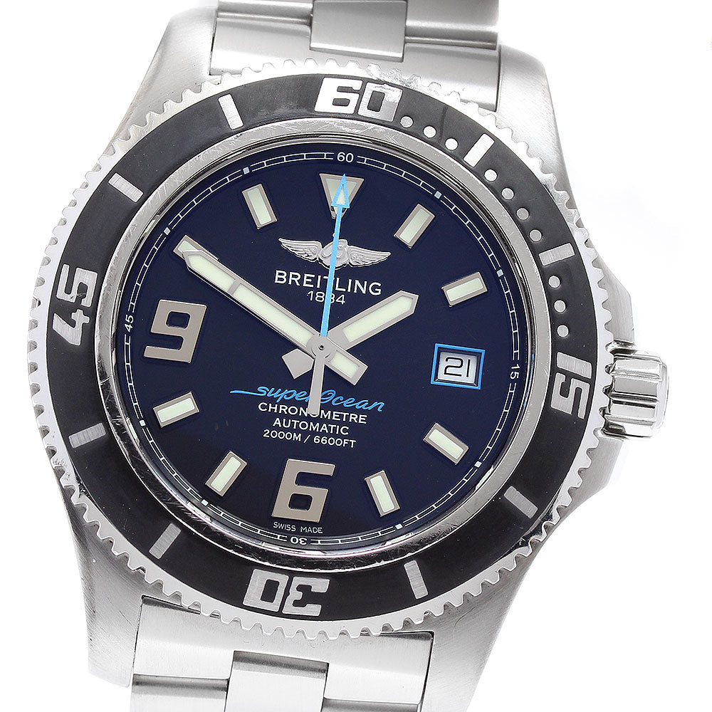 BREITLING Super Ocean 44 A17391 Date black Dial Automatic Men's Watch_892112