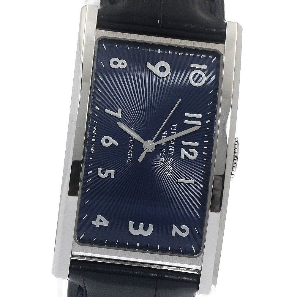 TIFFANY&Co. East West 36813946 Navy Dial Automatic Men's Watch_892139