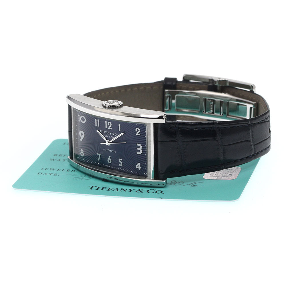 TIFFANY&Co. East West 36813946 Navy Dial Automatic Men's Watch_892139