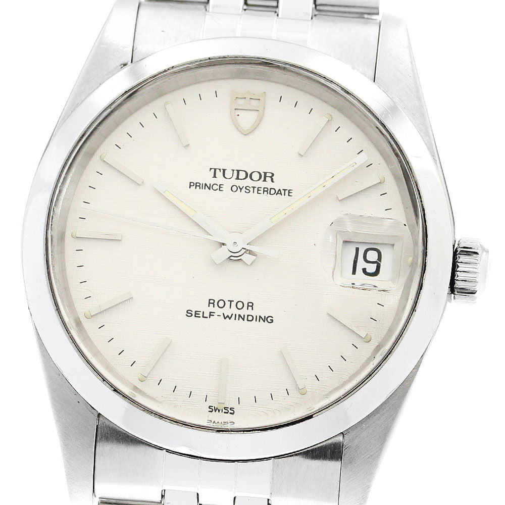 TUDOR Prince Oyster Date 74000N Cal.2824-2 Silver Dial Automatic Men's_892149