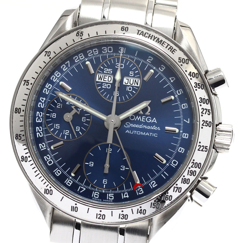 OMEGA Speedmaster 3523.80 Triple calendar Navy Dial Automatic Men's Watch_892155