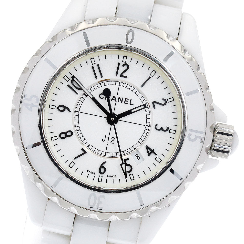 CHANEL J12 33mm H0968 White Ceramic white Dial Quartz Ladies Watch_892157
