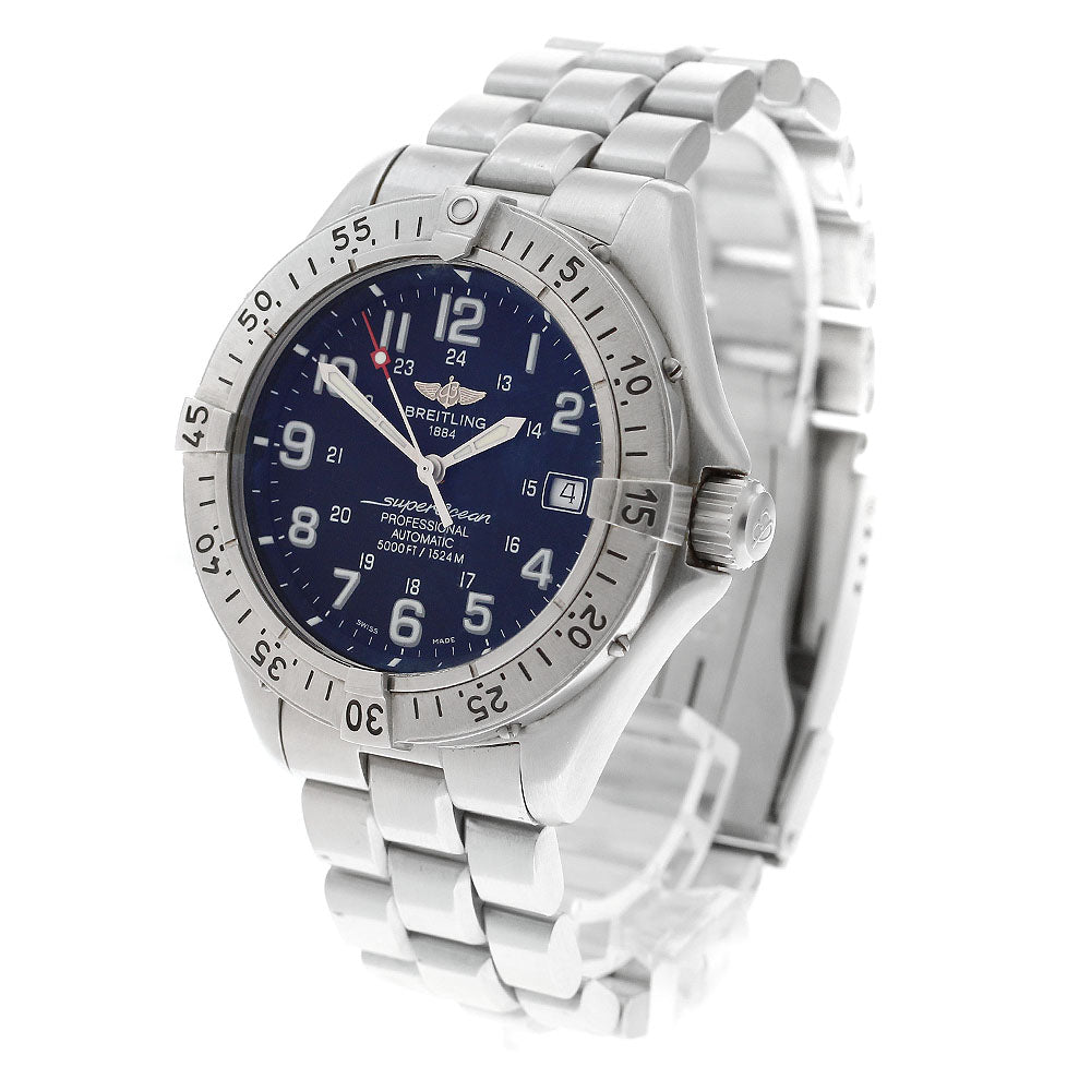 BREITLING Super Ocean A17345 Date black Dial Automatic Men's Watch_892167