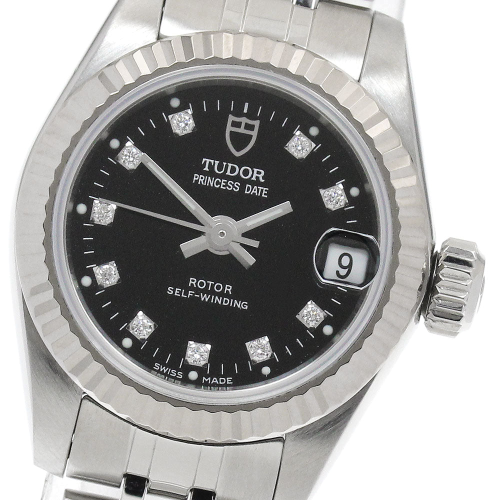 TUDOR Princess Date 92514 10P diamond WG bezel cal.616 Automatic Ladies_892175