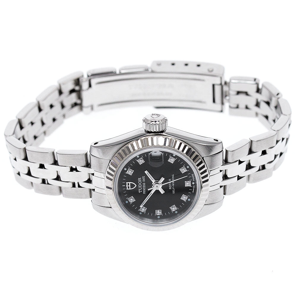 TUDOR Princess Date 92514 10P diamond WG bezel cal.616 Automatic Ladies_892175