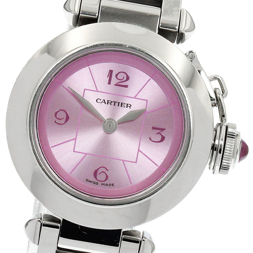 CARTIER Miss Pasha W3140023 1st Anniversary Pink Dial Quartz Ladies Watch_892177