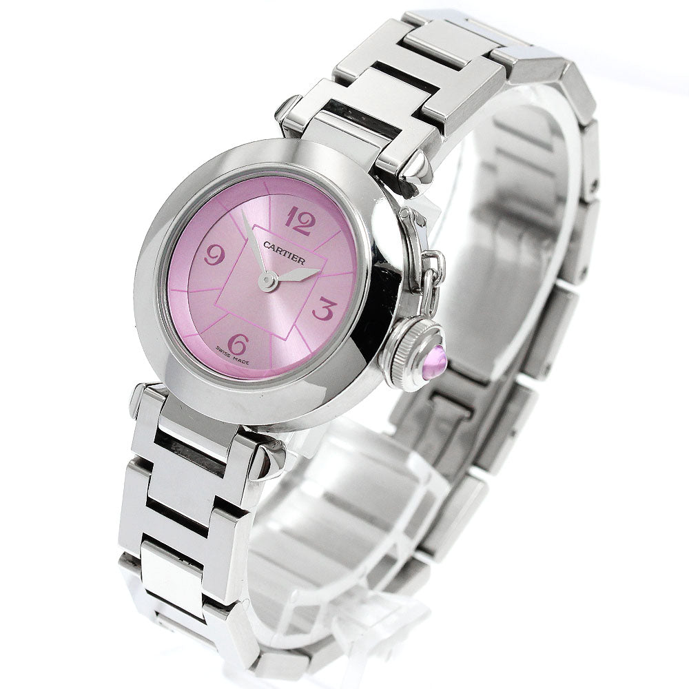CARTIER Miss Pasha W3140023 1st Anniversary Pink Dial Quartz Ladies Watch_892177