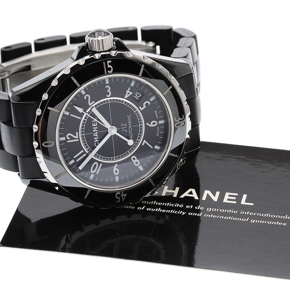CHANEL J12 black ceramic H0684 38MM black Dial Automatic Men's Watch_892178
