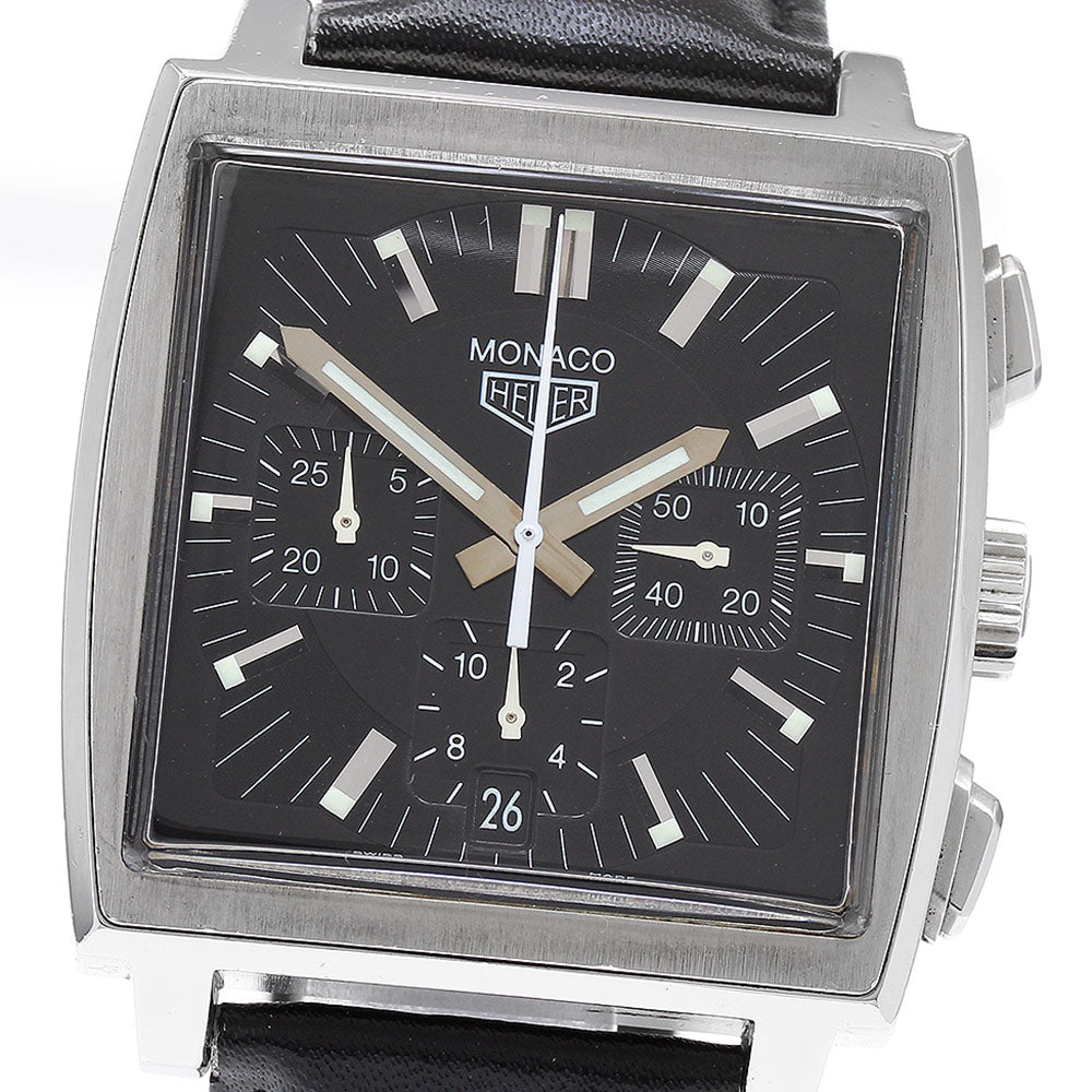 TAG HEUER Monaco CS2111 Chronograph black Dial Automatic Men's Watch_892180