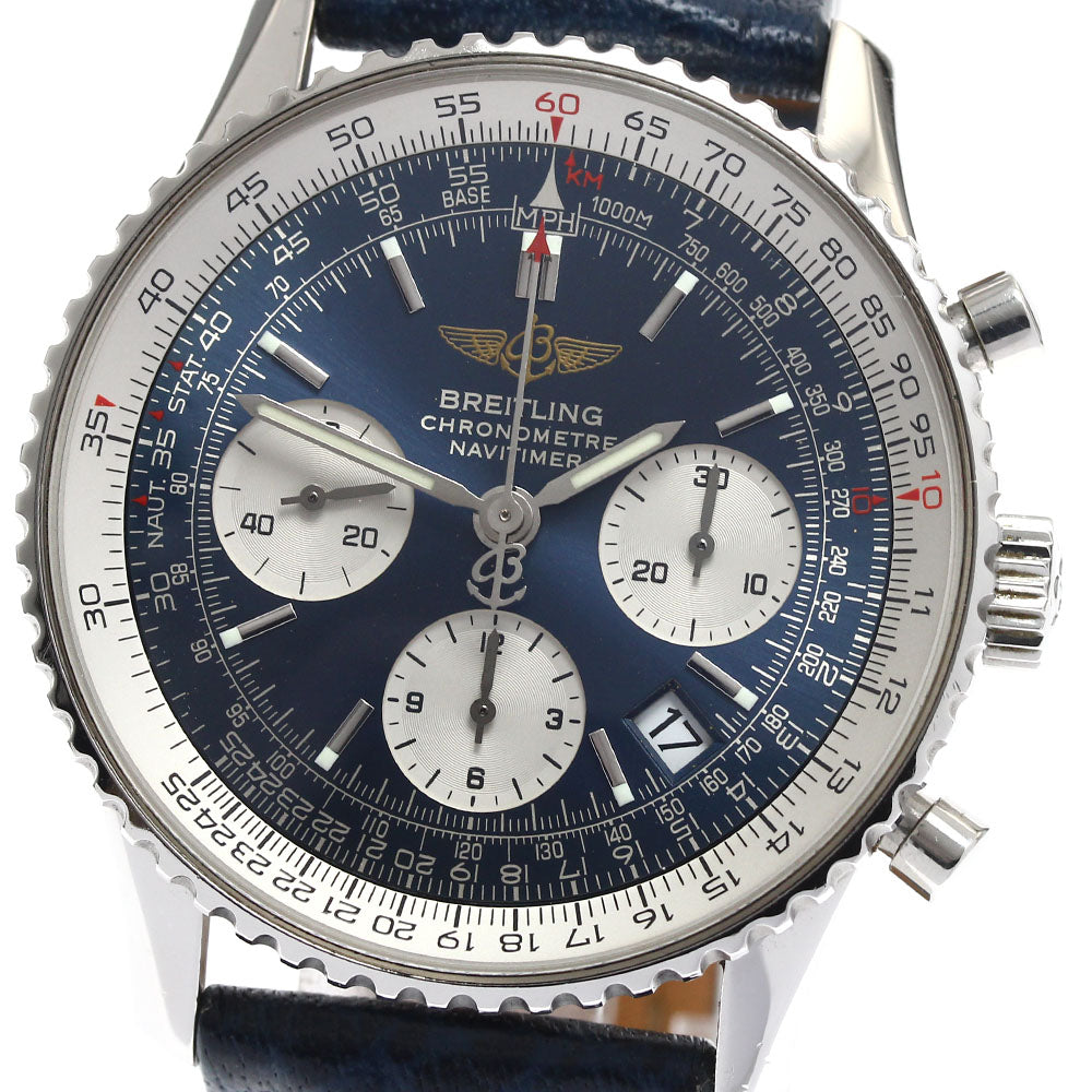 BREITLING Navitimer A23322 Chronograph blue Dial Automatic Men's Watch_892210