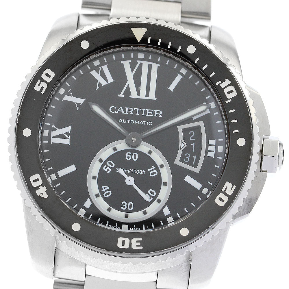 CARTIER Caliber de Cartier Diver W7100057 Date Automatic Men's Watch_892211