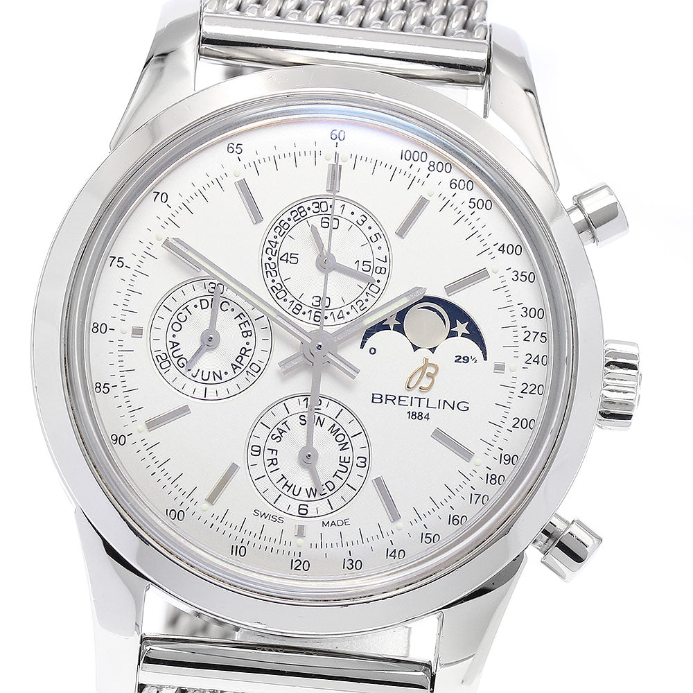 BREITLING Transocean A19310 Chronograph Moon Phase Automatic Men's Watch_892226