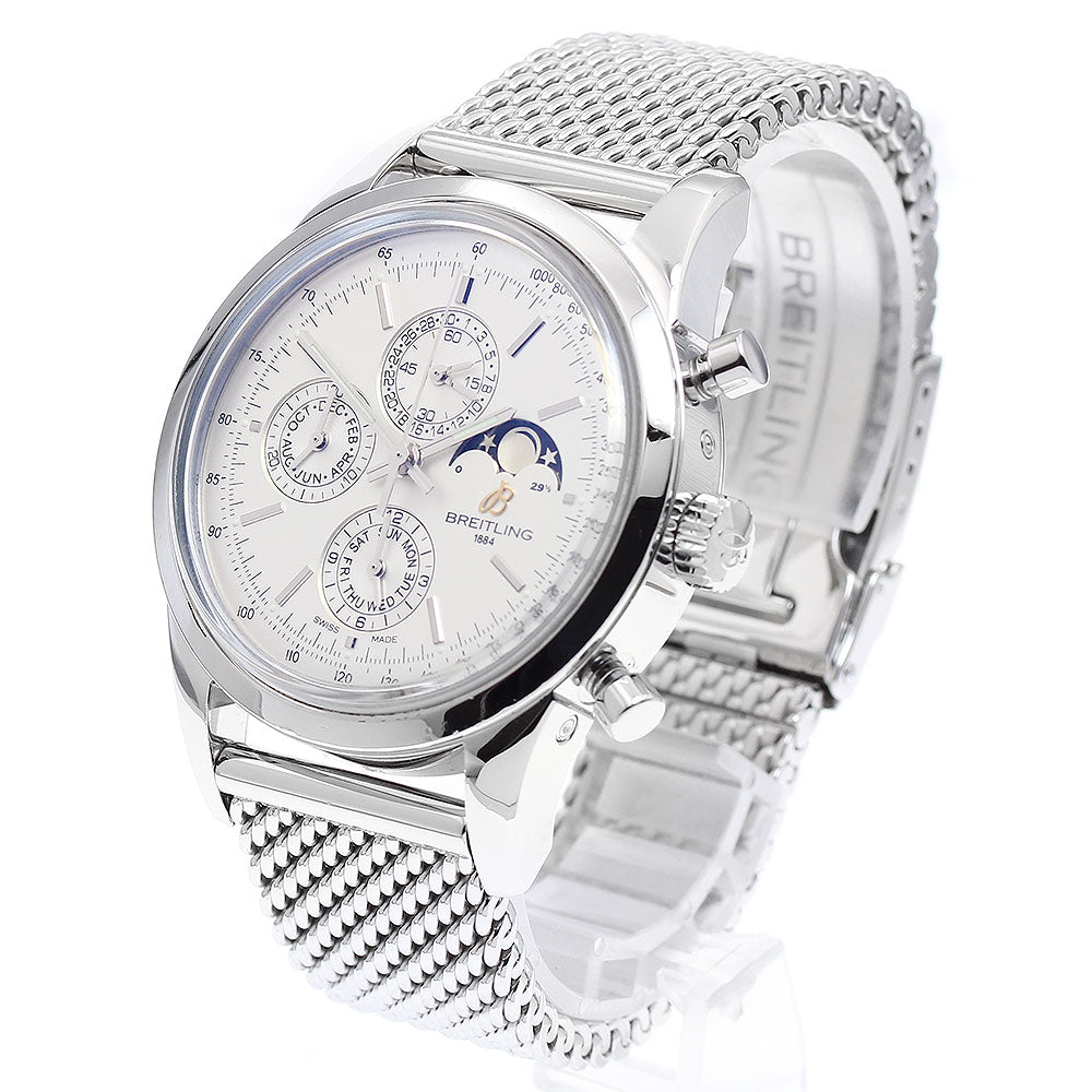 BREITLING Transocean A19310 Chronograph Moon Phase Automatic Men's Watch_892226