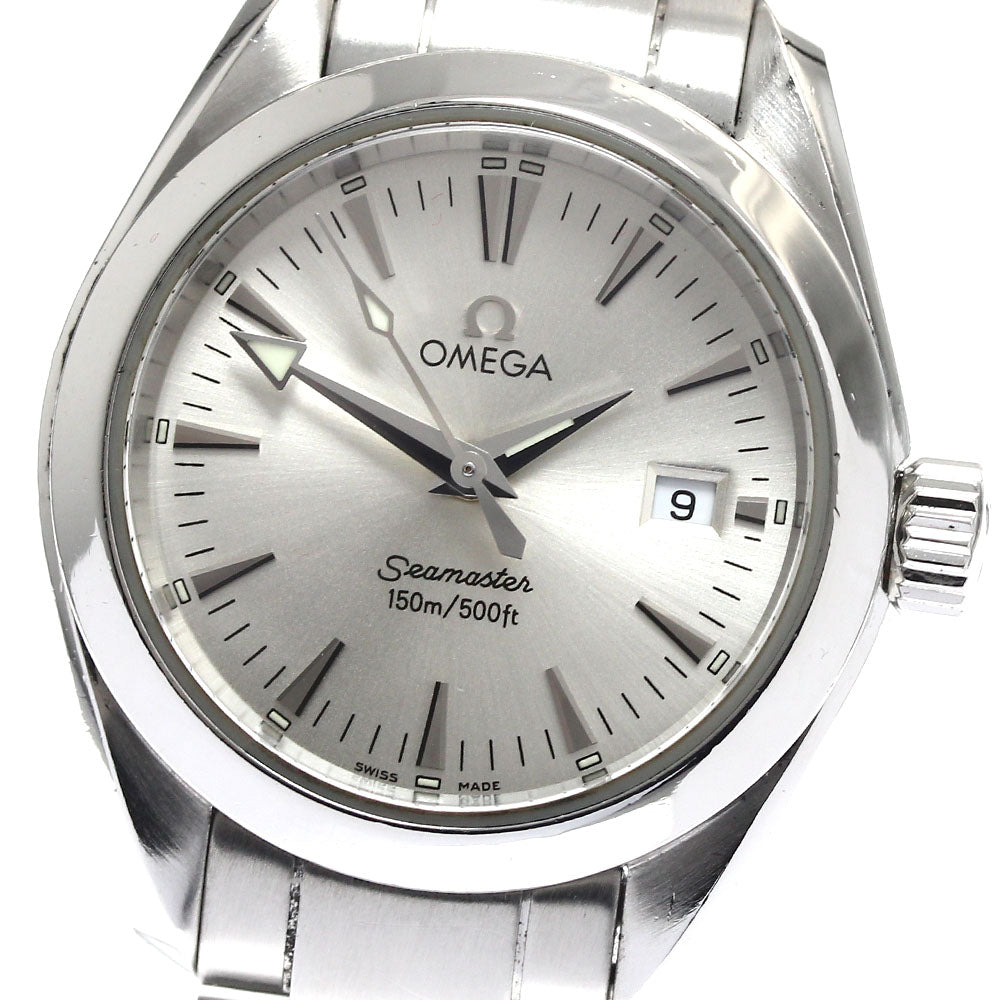 OMEGA Seamaster Aqua Terra 2577.30 Date Silver Dial Quartz Ladies Watch_892271