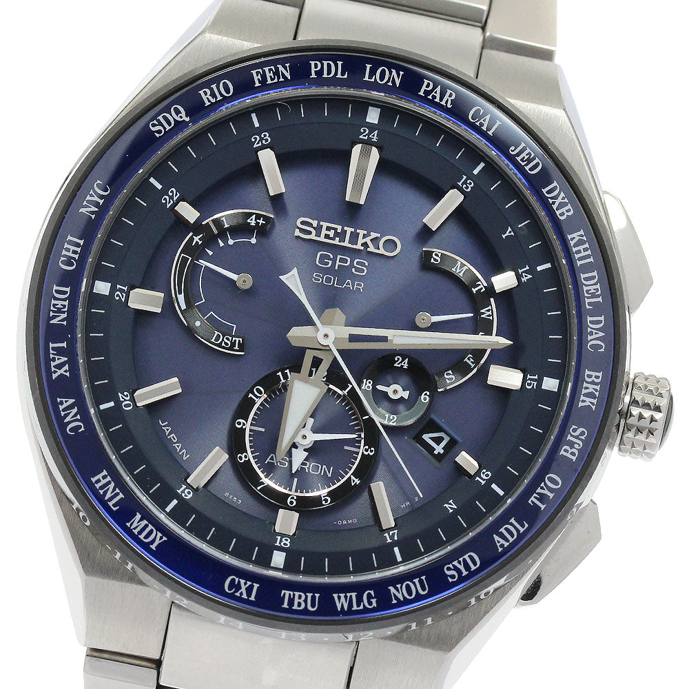 SEIKO Astron SBXB155/8X53-0AV0-2 Day date Solar Powered Radio Men's Watch_892274