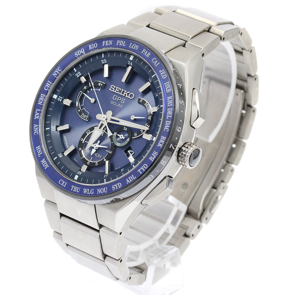 SEIKO Astron SBXB155/8X53-0AV0-2 Day date Solar Powered Radio Men's Watch_892274