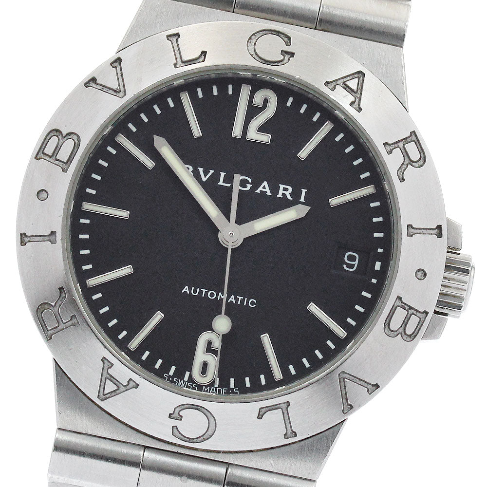 BVLGARI Diagono LCV35S Date black Dial Automatic Men's Watch_892281