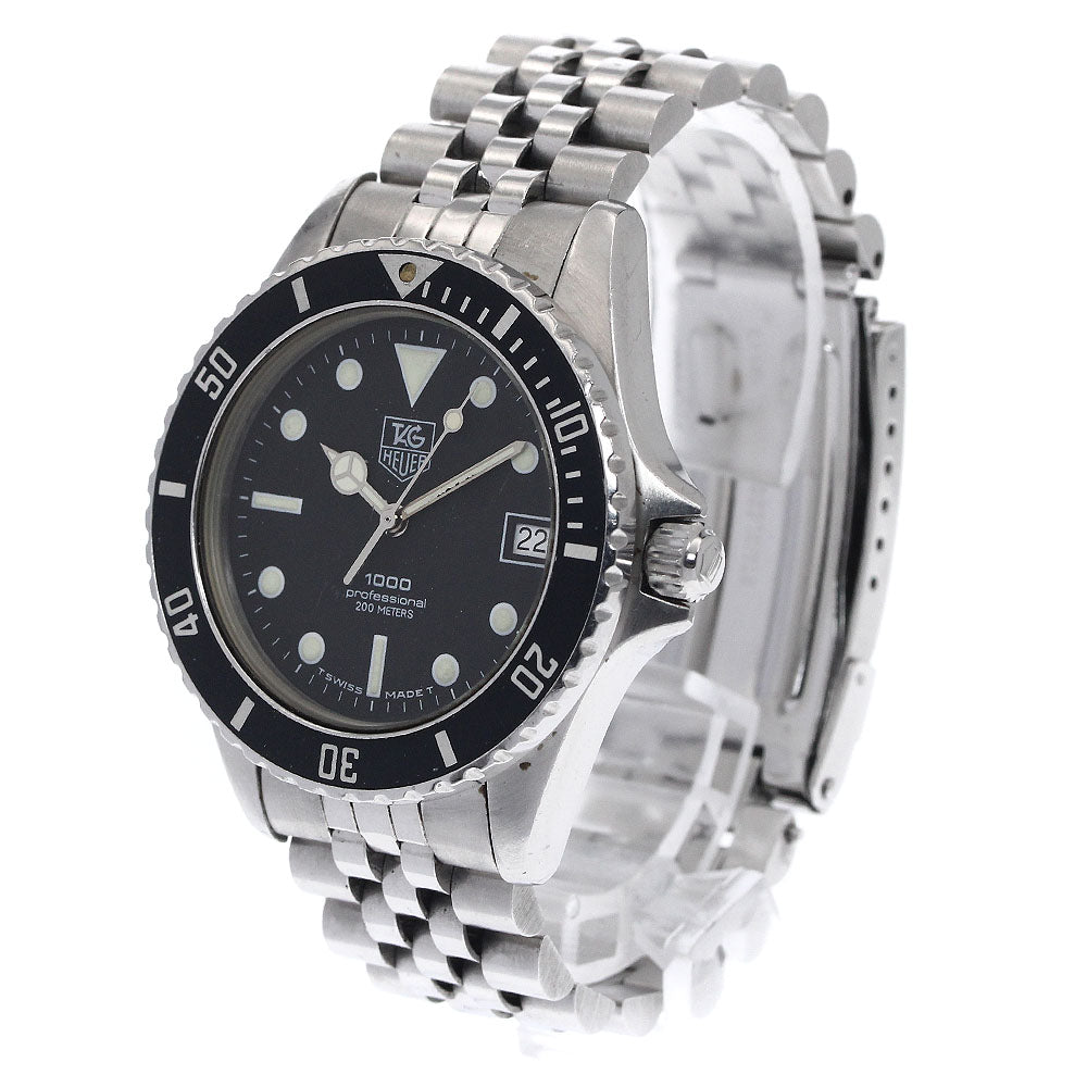 TAG HEUER 1000 series 980.013N Date black Dial Quartz Men's Watch_892294