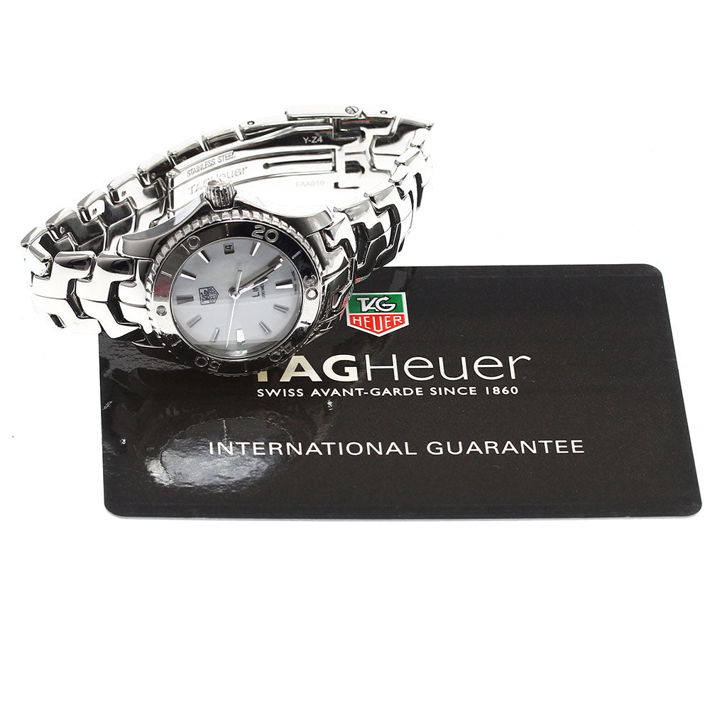 TAG HEUER Link WJ1313-0 Date White shell Dial Quartz Ladies Watch_892296