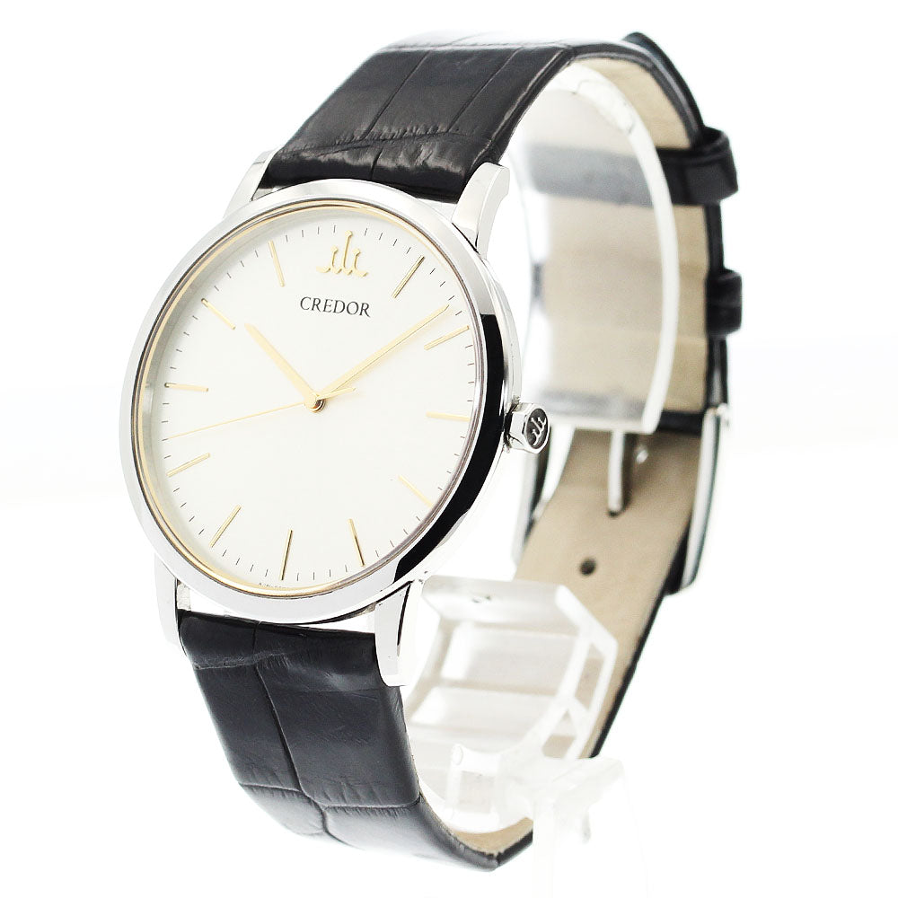 SEIKO CREDOR SIGNO GCAR047/8J81-0AJ0 Silver Dial Quartz Men's Watch_892297