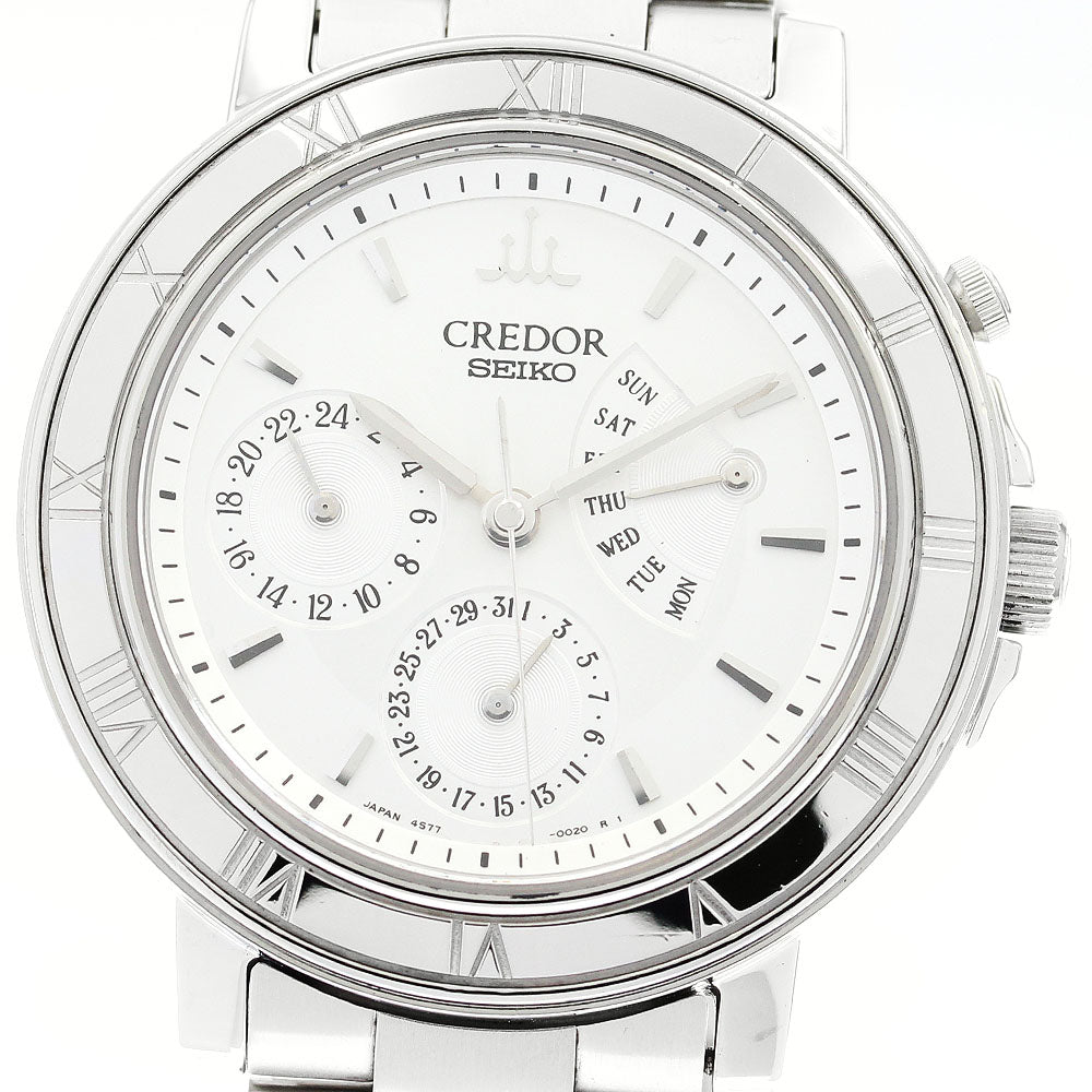 SEIKO CREDOR GCBG999/4S77-0020 Day-Date Retrograde Automatic Men's Watch_892298