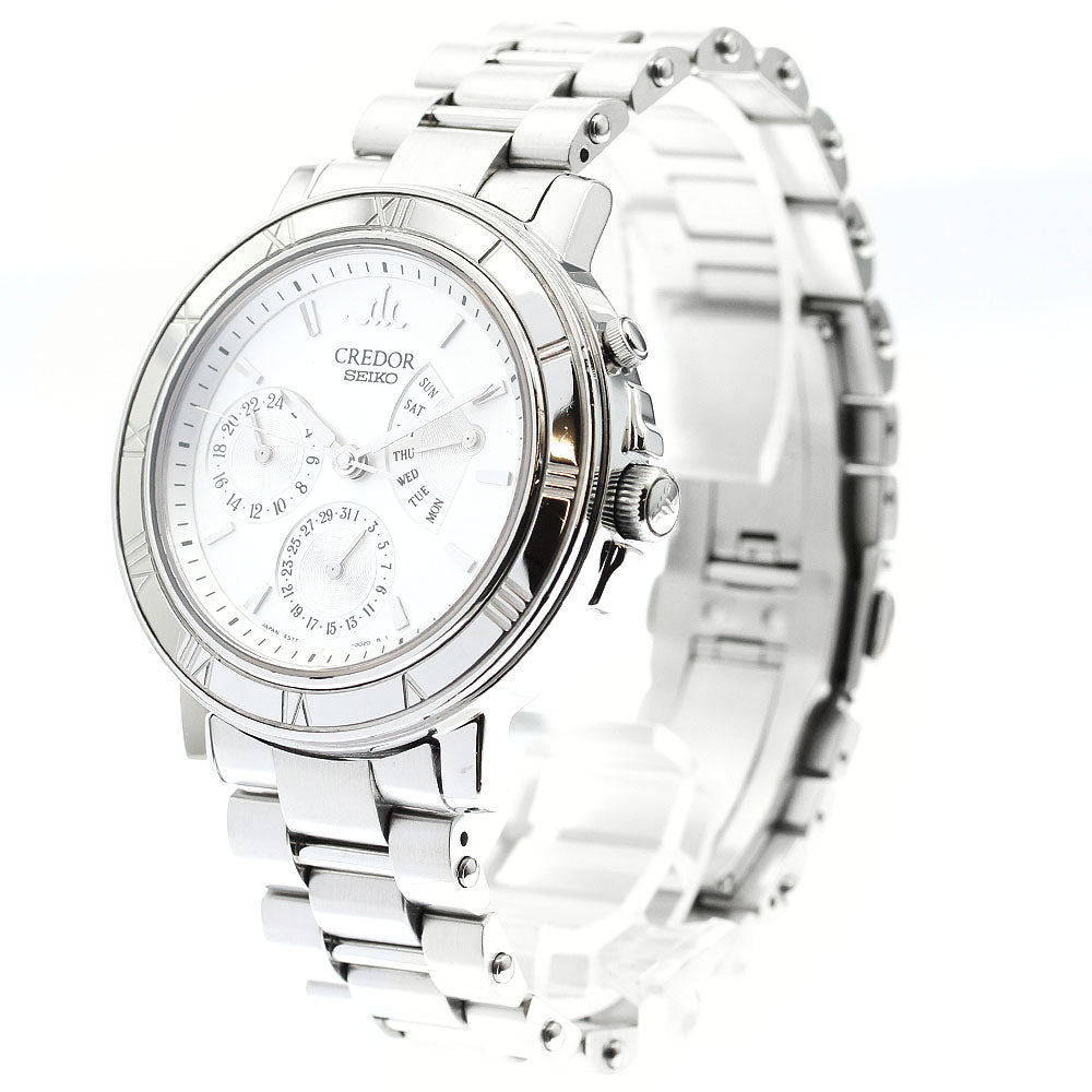 SEIKO CREDOR GCBG999/4S77-0020 Day-Date Retrograde Automatic Men's Watch_892298