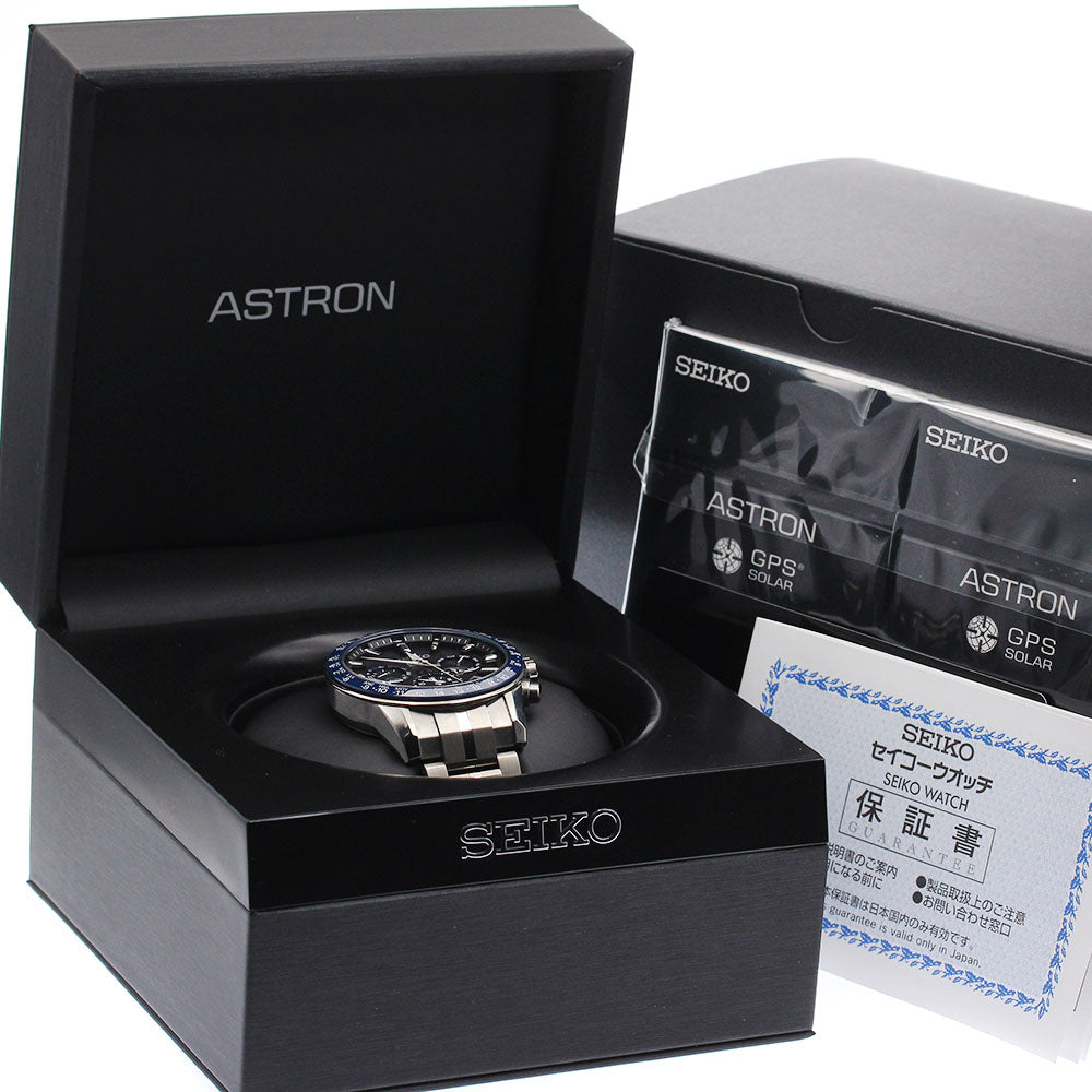 SEIKO Astron SBXC001/5X53-0AB0 GPS day-date Solar Powered Radio Men's _892307