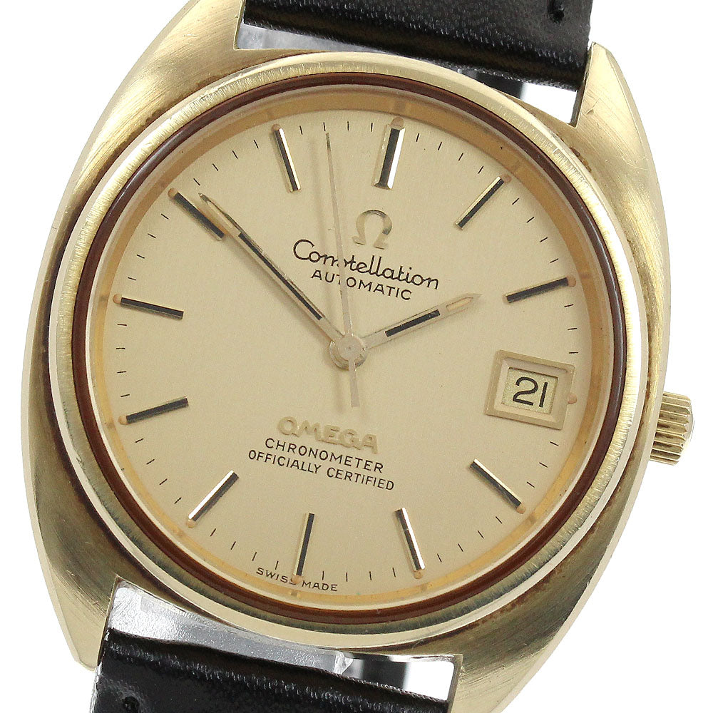 OMEGA Constellation CD168.0056 Date Cal.1011 gold Dial Automatic Men's_892311