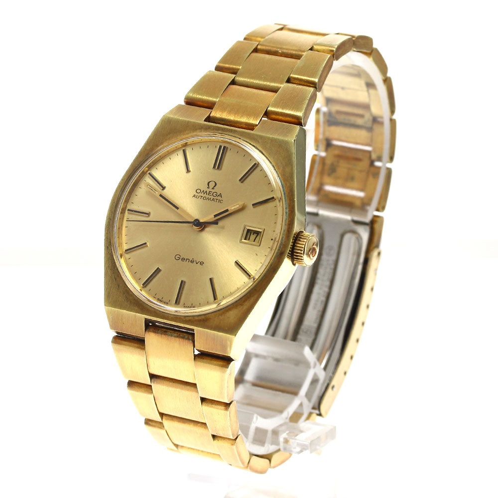 OMEGA Geneve 166099 Date Cal.1481 gold Dial Automatic Men's Watch_892320