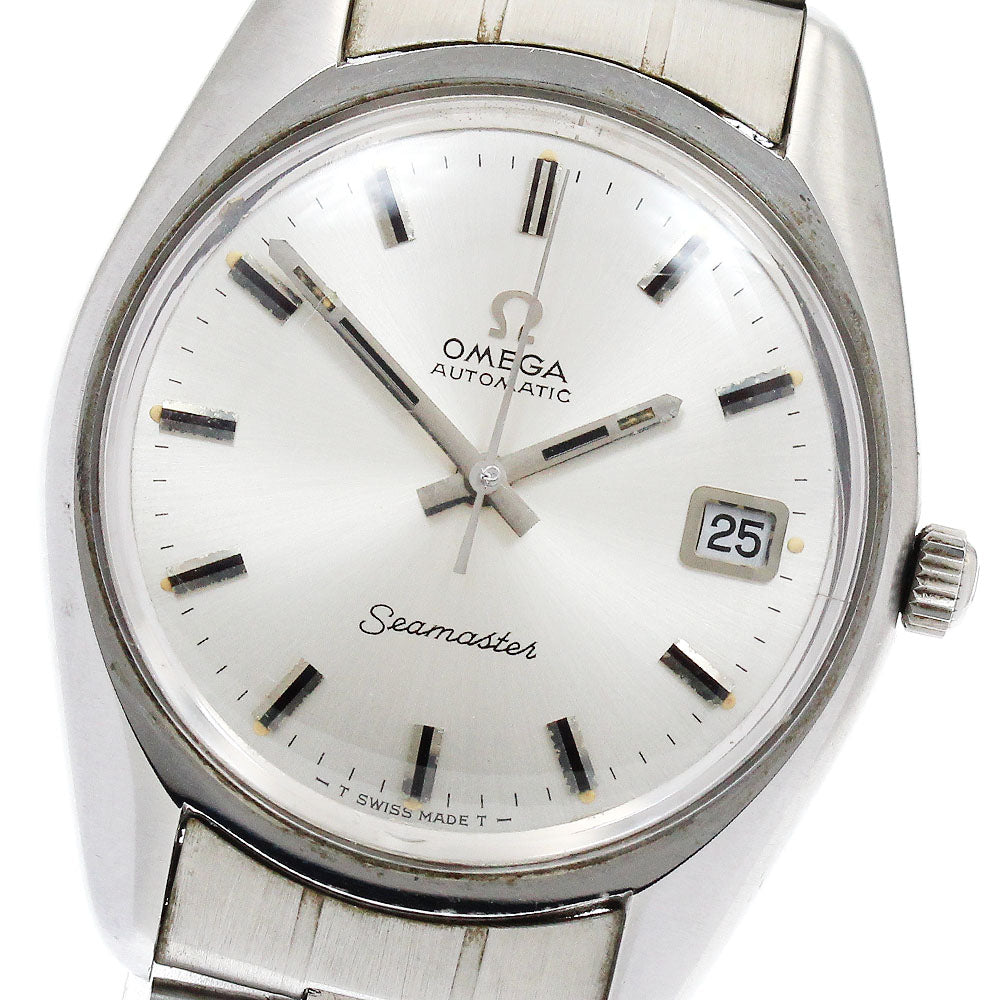 OMEGA Seamaster 166.067 Date Cal.565 Silver Dial Automatic Men's Watch_892329