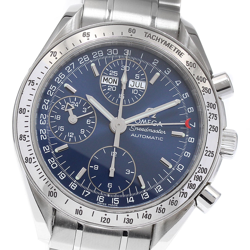 OMEGA Speedmaster 3523.80 Triple calendar Navy Dial Automatic Men's Watch_892339