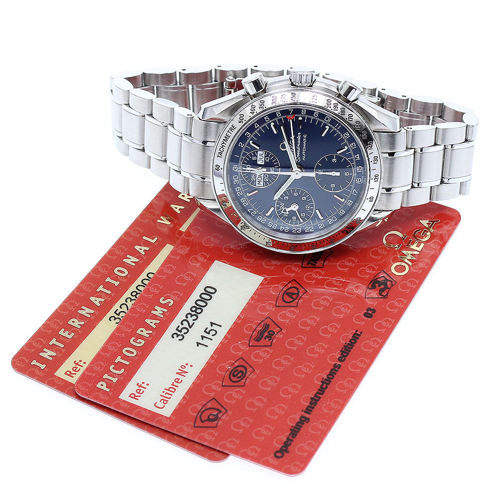 OMEGA Speedmaster 3523.80 Triple calendar Navy Dial Automatic Men's Watch_892339