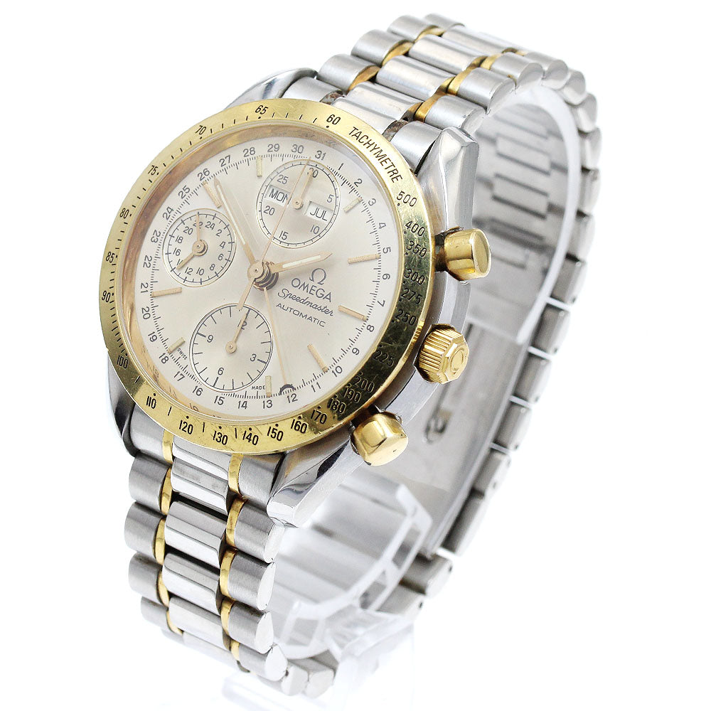 OMEGA Speedmaster 3321.30 Triple calendar chronograph Silver Dial Automatic Men's Watch_892345
