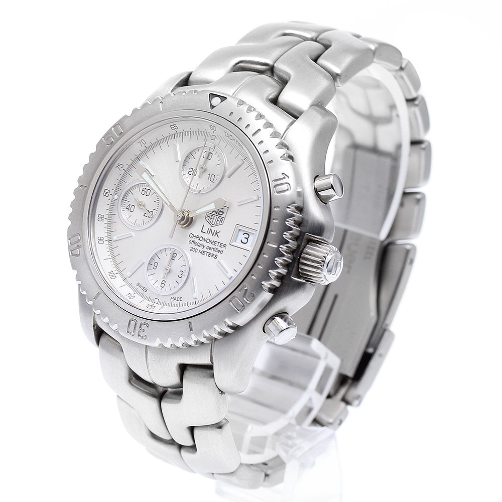 TAG HEUER Link CT5113 Chronograph Date Silver Dial Automatic Men's Watch_892346
