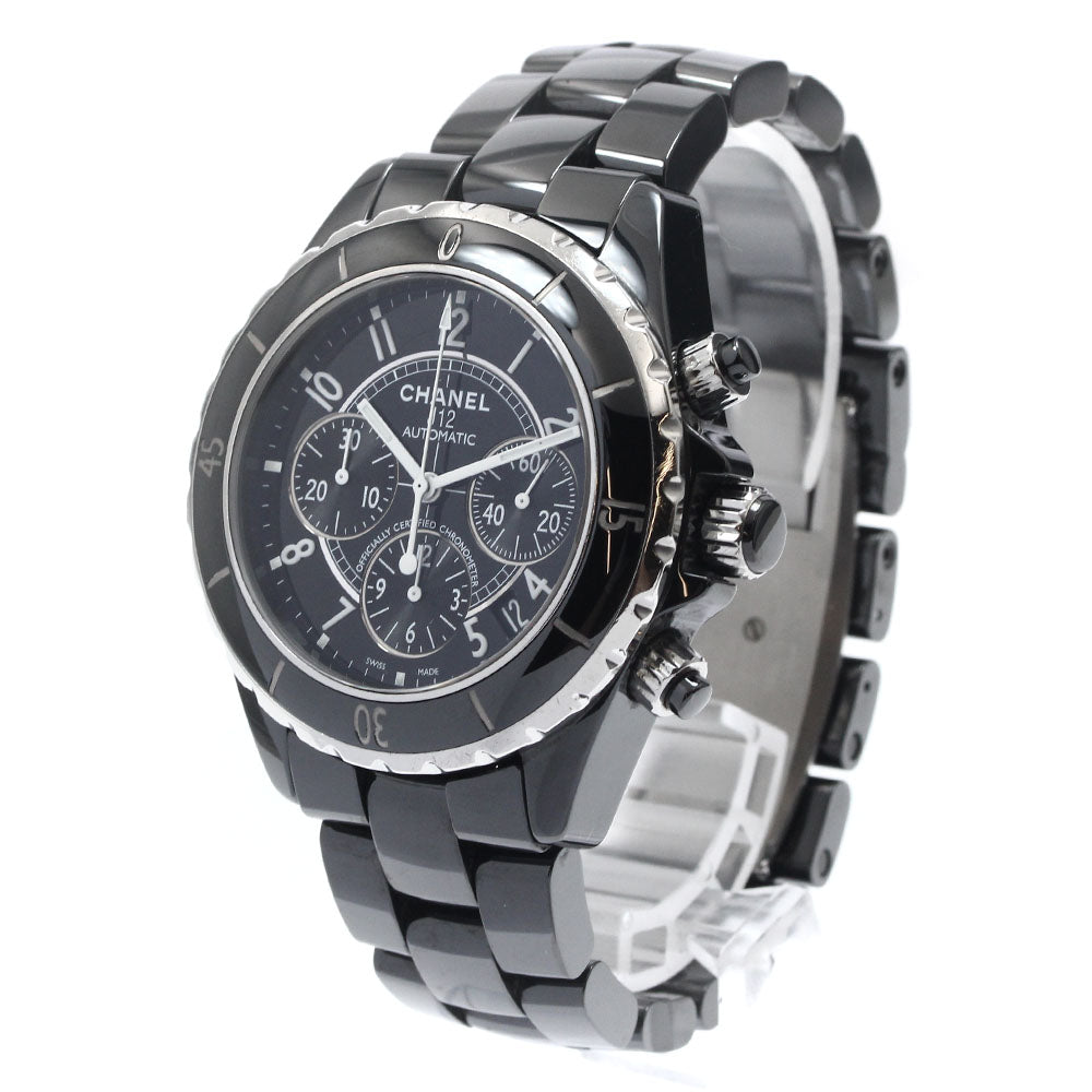 CHANEL J12 41MM H0940 Black ceramic chronograph Automatic Men's Watch_892354