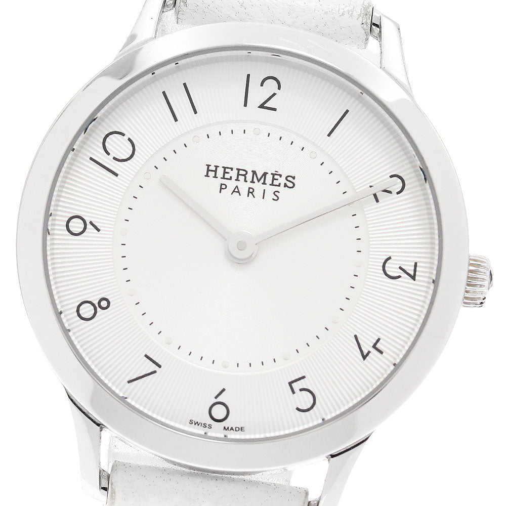 HERMES Slim du Hermes CA2.210 Silver Dial Quartz Ladies Watch_892356