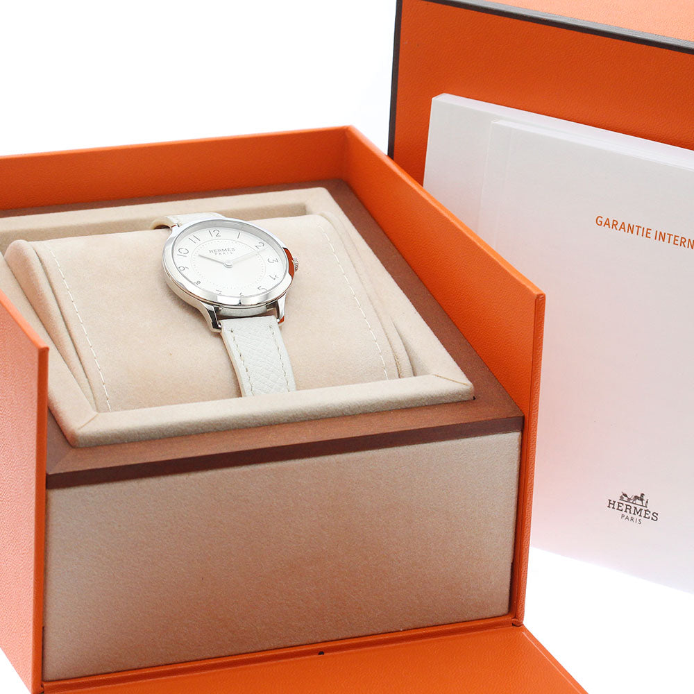 HERMES Slim du Hermes CA2.210 Silver Dial Quartz Ladies Watch_892356