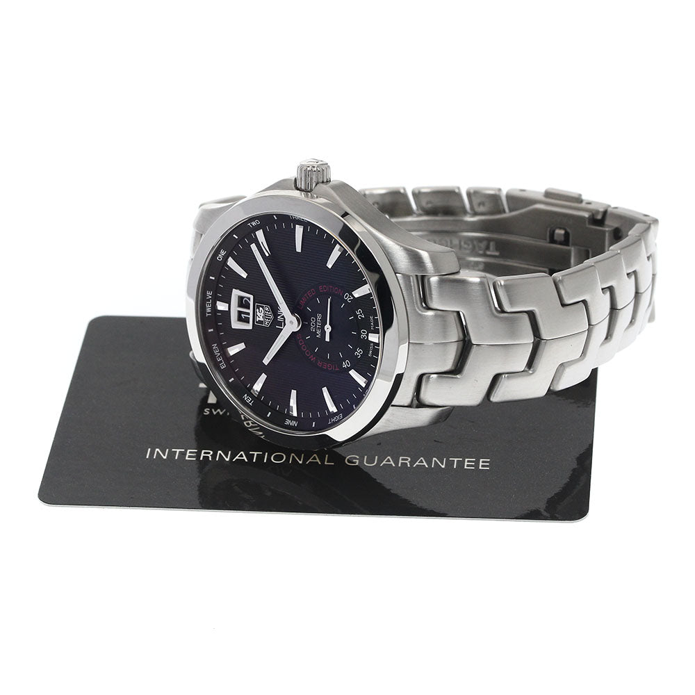 TAG HEUER Link WJF1010 Tiger Woods model black Dial Quartz Men's Watch_892366