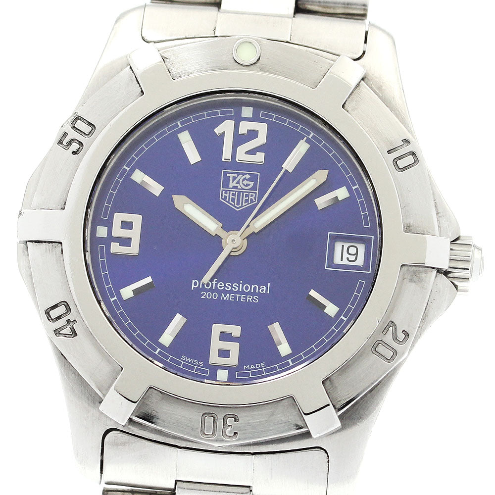 TAG HEUER Exclusive WN1112 Date blue Dial Quartz Men's Watch_892370