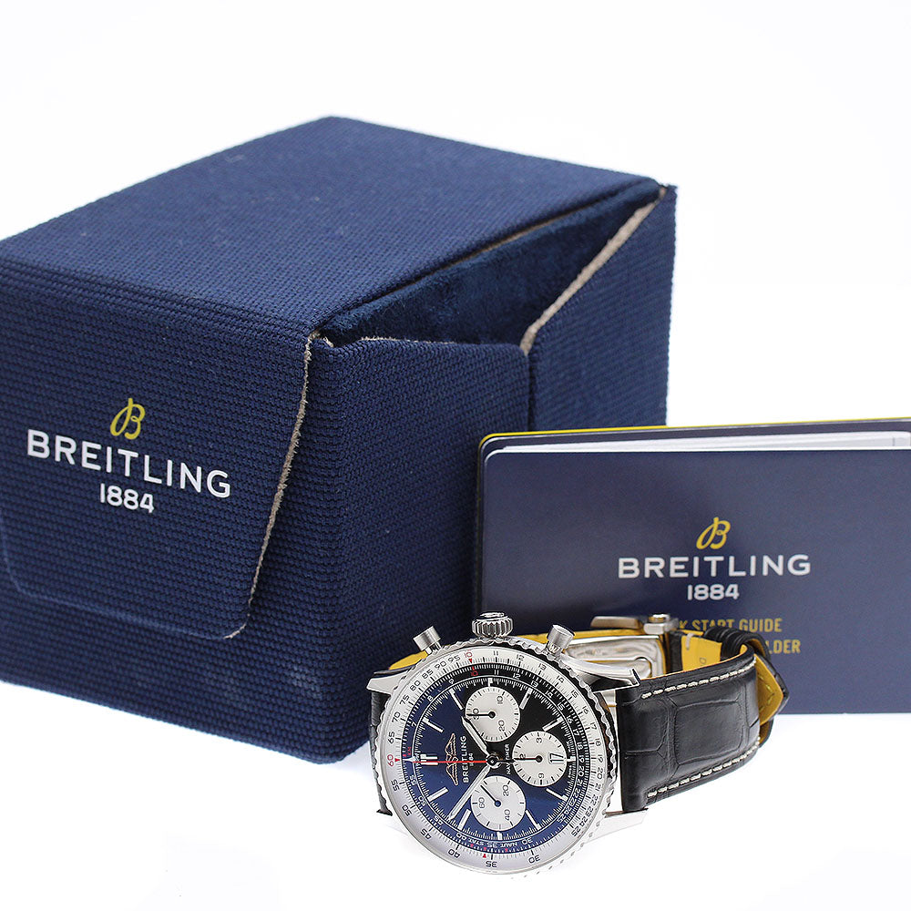 BREITLING Navitimer B01 Chronograph 43 AB0138 Black Dial Automatic Men's_892374