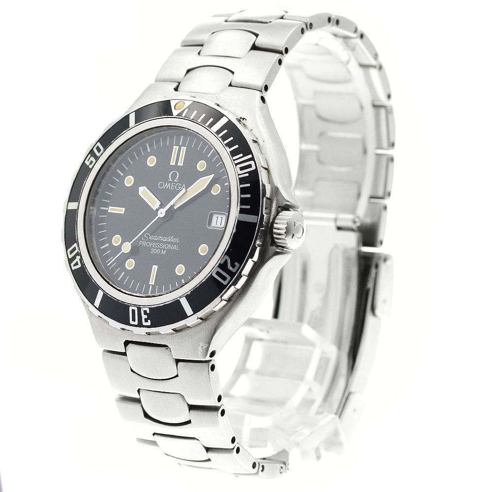 OMEGA Seamaster200 Date black Dial Quartz Men's Watch_892378