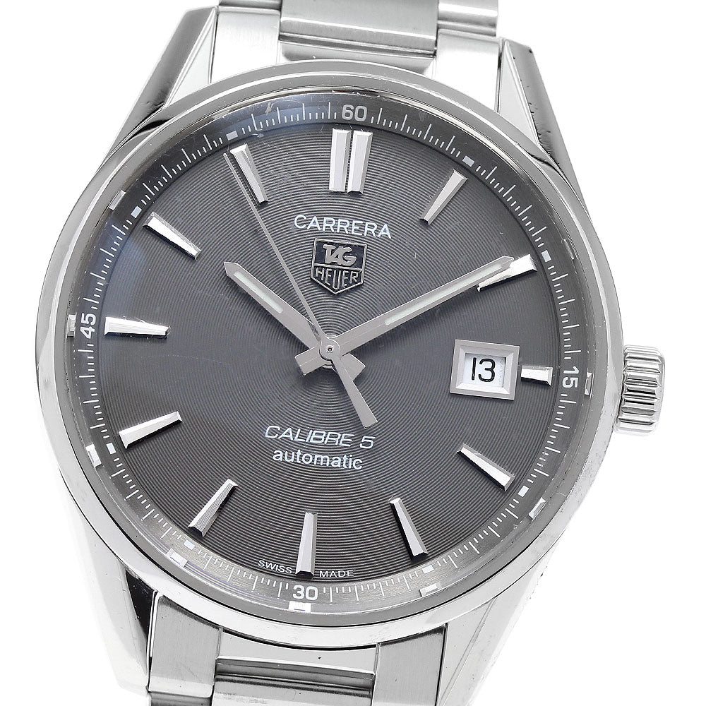 TAG HEUER Carrera Caliber 5 WAR211C-4 Date gray Dial Automatic Men's_892402
