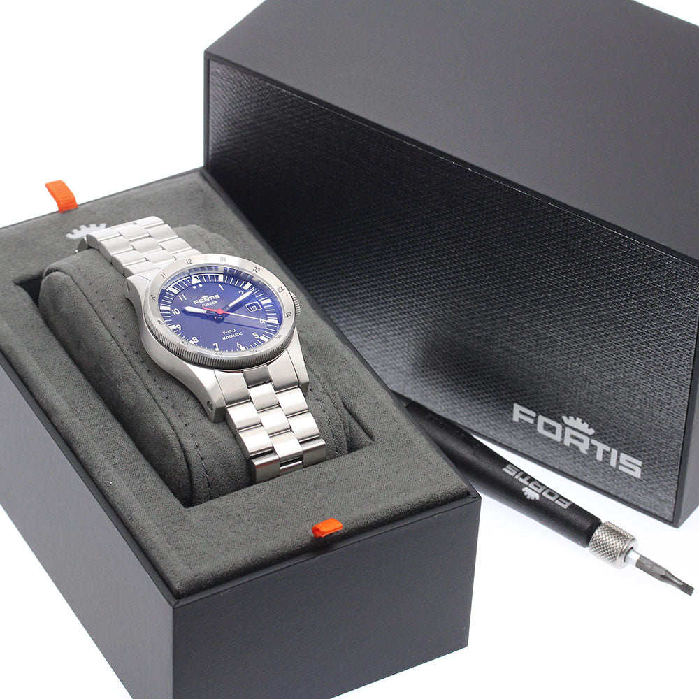 FORTIS Flieger W.422.0023 Date blue Dial Automatic Men's Watch_892407