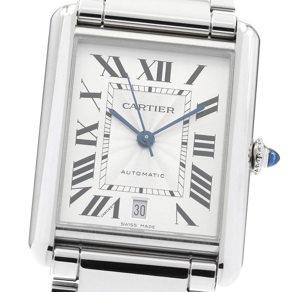 CARTIER tank mast XL WSTA0053 Date Silver Dial Automatic Men's Watch_892425