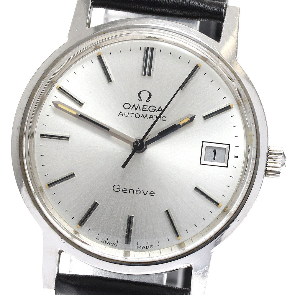 OMEGA Geneve 166.0163 Cal.1012 Date Silver Dial Automatic Men's Watch_892437