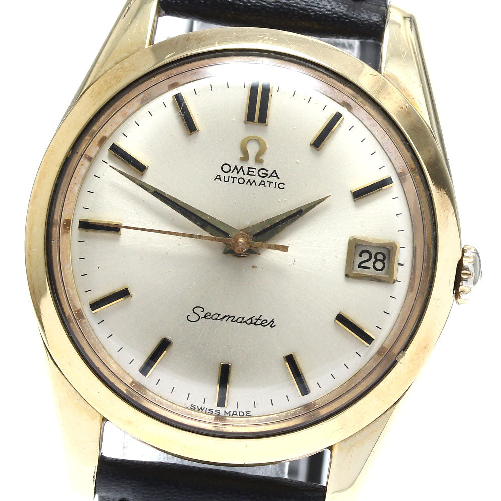 OMEGA Seamaster 166010-67 Date Cal.565 Silver Dial Automatic Men's Watch_892445
