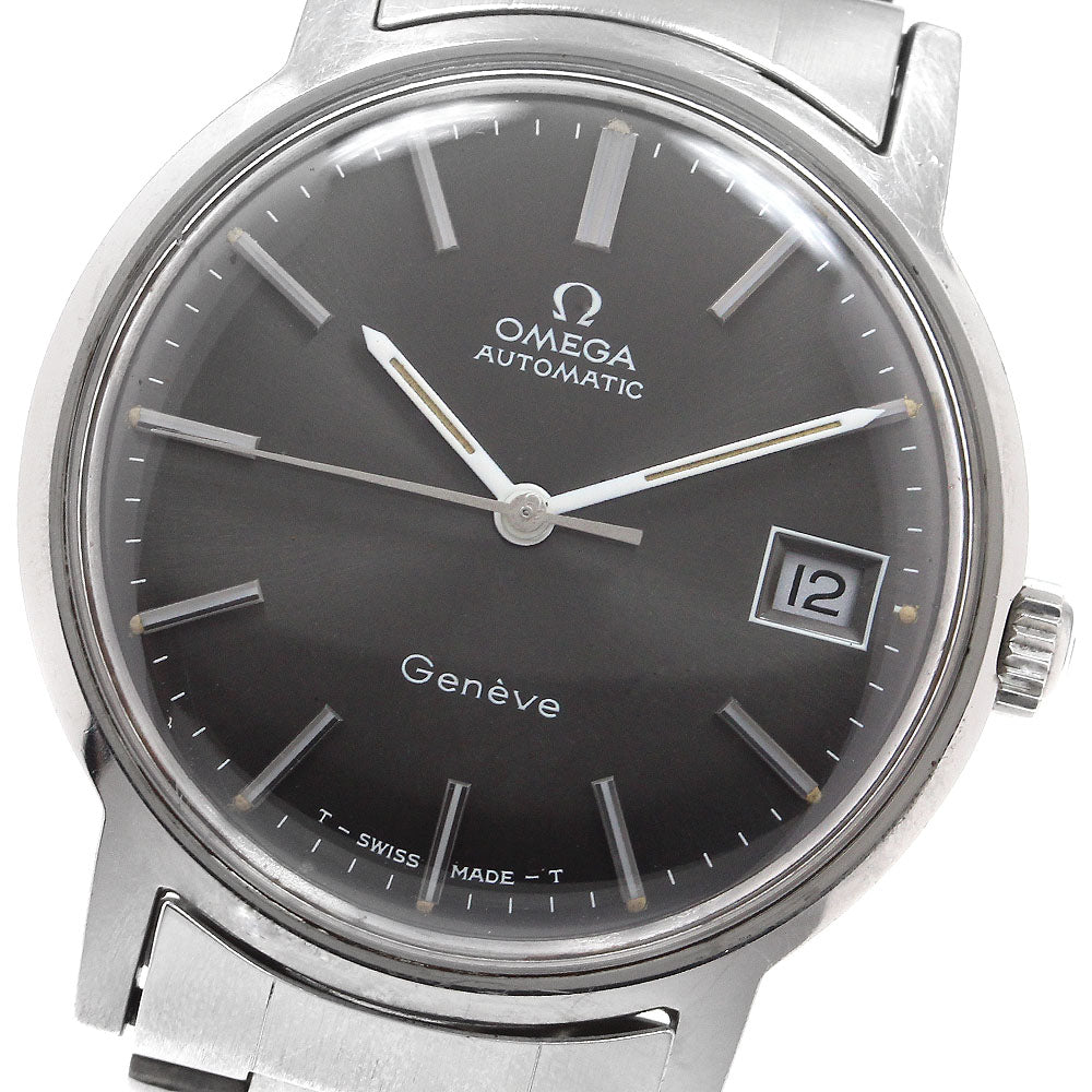 OMEGA Geneve 166.070 Cal.565 Date gray Dial Automatic Men's Watch_892449